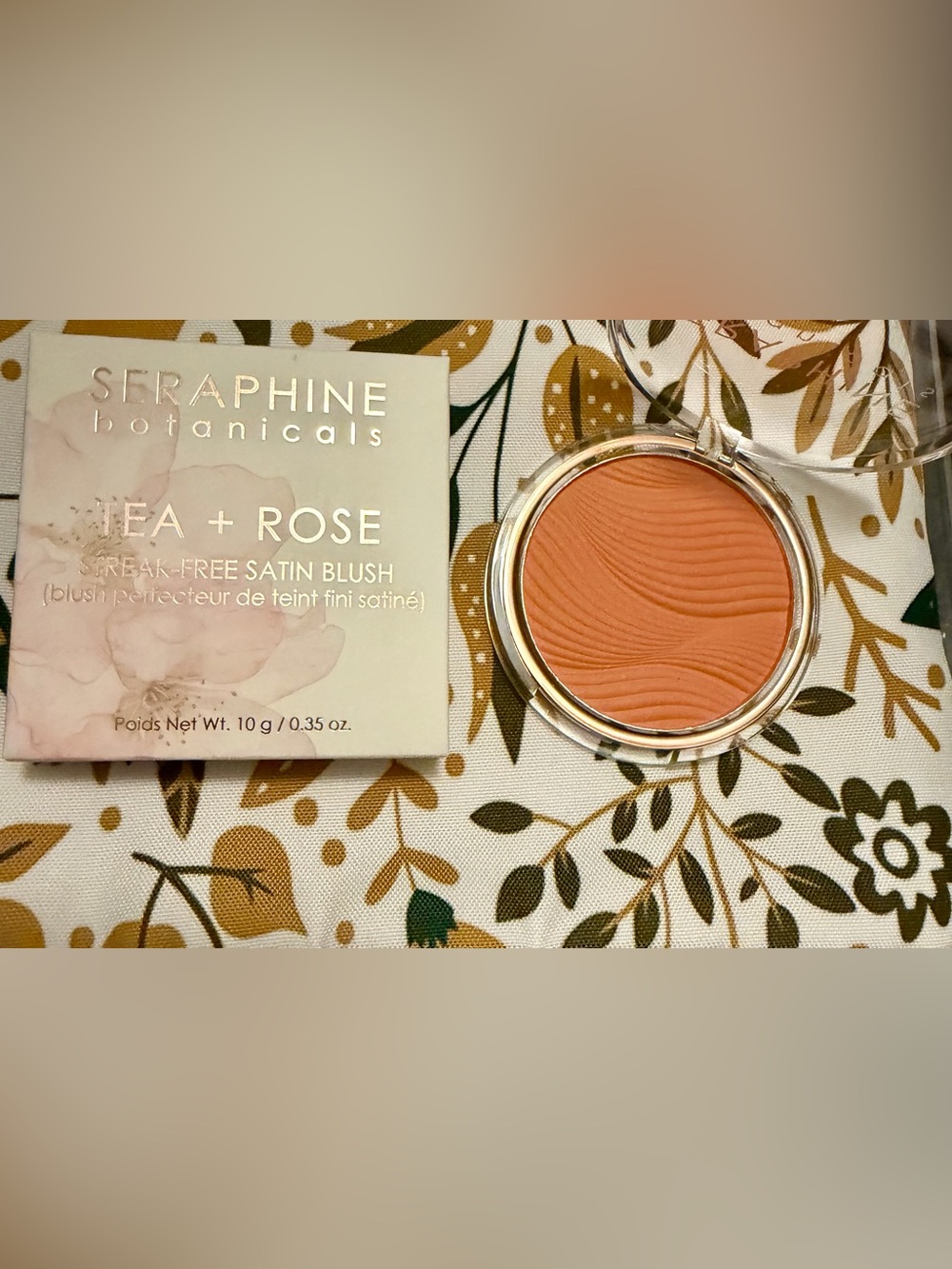 Seraphine Botanicals Tea + Rose - Streak-Free Satin Blush NEW